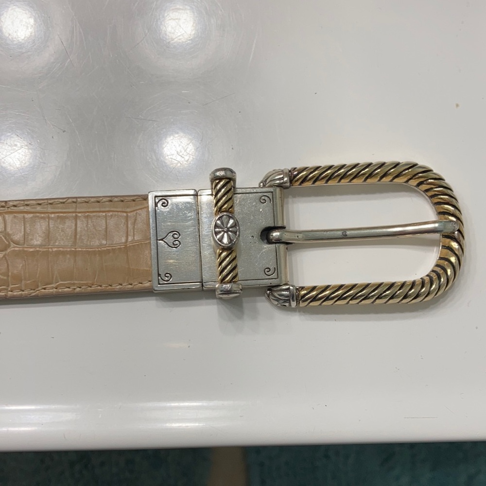 Brighton Marcus Two-Tone Reversible Twist Belt